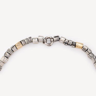 Gold and Silver beads necklace