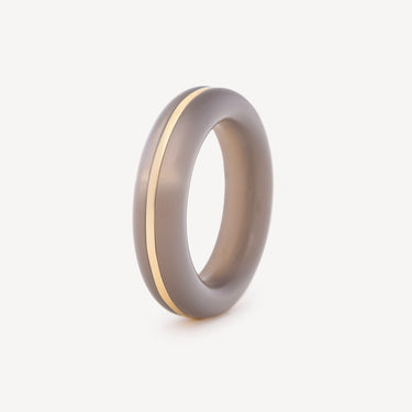 Bague Classic Stack Grey Agate