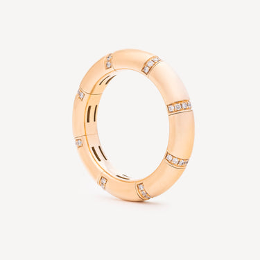 Flexy Ring Rose Gold Diamonds