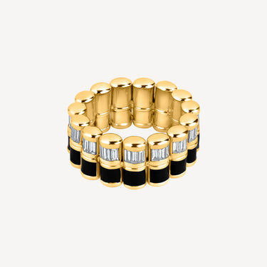 Bague City Glitz Black