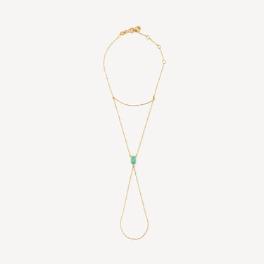 Marylin Handkiss Emerald Hand Bracelet