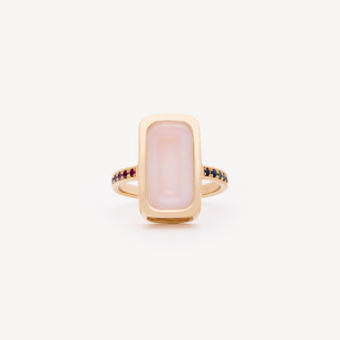 Bague Pfefferminz Opale Saphirs