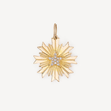 Pendant Radiating Baltic Star Diamonds