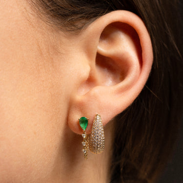 Créoles Ovales Pave Diamonds