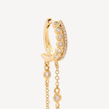 Diamond Rocker Drip Earring