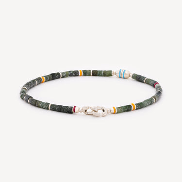 Cherish Bracelet Dark Green Afghan Jade