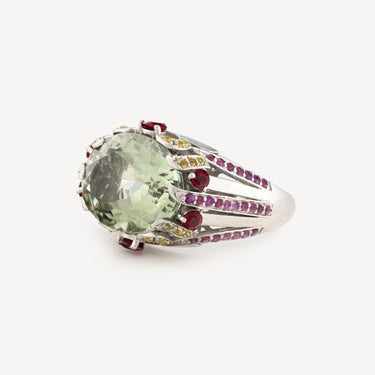 Bague Candy Crush Citrine Argent