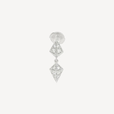 Rockaway Earring Diamonds and Silver