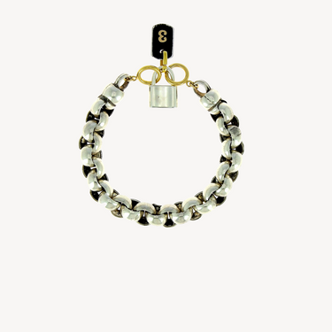Bracelet with Yellow Gold Tag