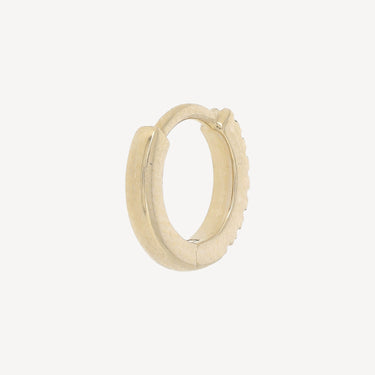 Piercing Hoop 6.5mm Rose Gold Demi Pavée