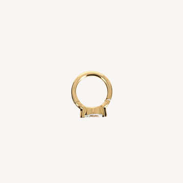 Piercing Hoop Earring 6.5mm Rose Gold Marquise 4.5x2mm