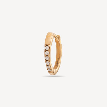 Hoop Full Diamonds Rose Gold