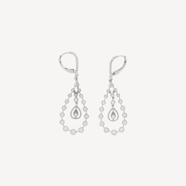 Mademoiselle white gold and diamonds earring