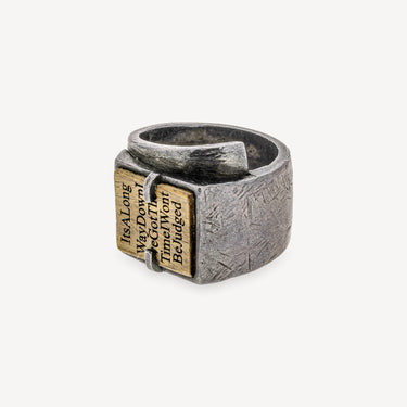 X Signet Ring