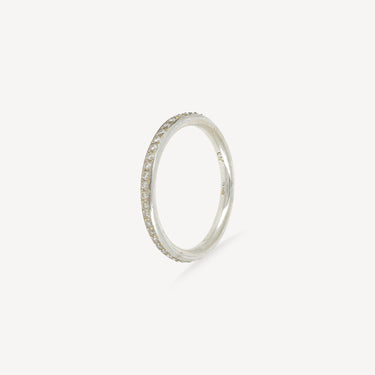 Silver Ring with Spinelli Kilcollin Diamonds
