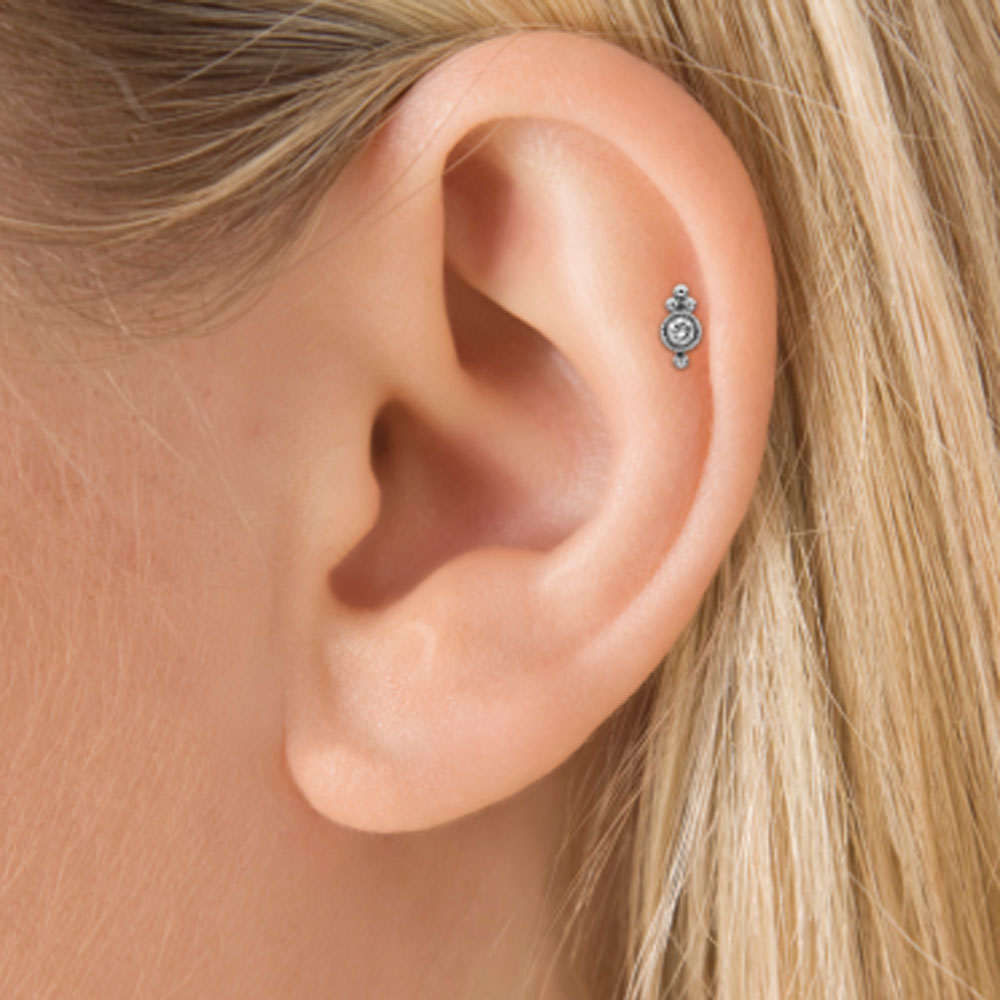 Ball Diamond Trinity Earring - Maria Tash - Earrings for women - Mad Lords