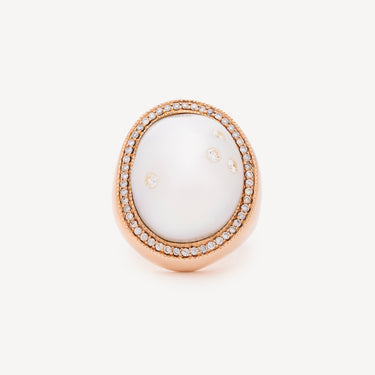 Bague Pavé Freeform Gold