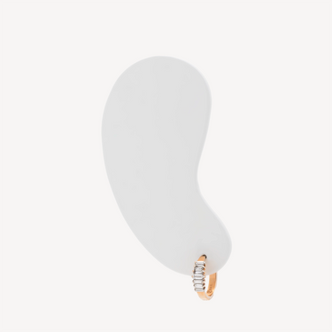 7 baguette hoops earring 11mm