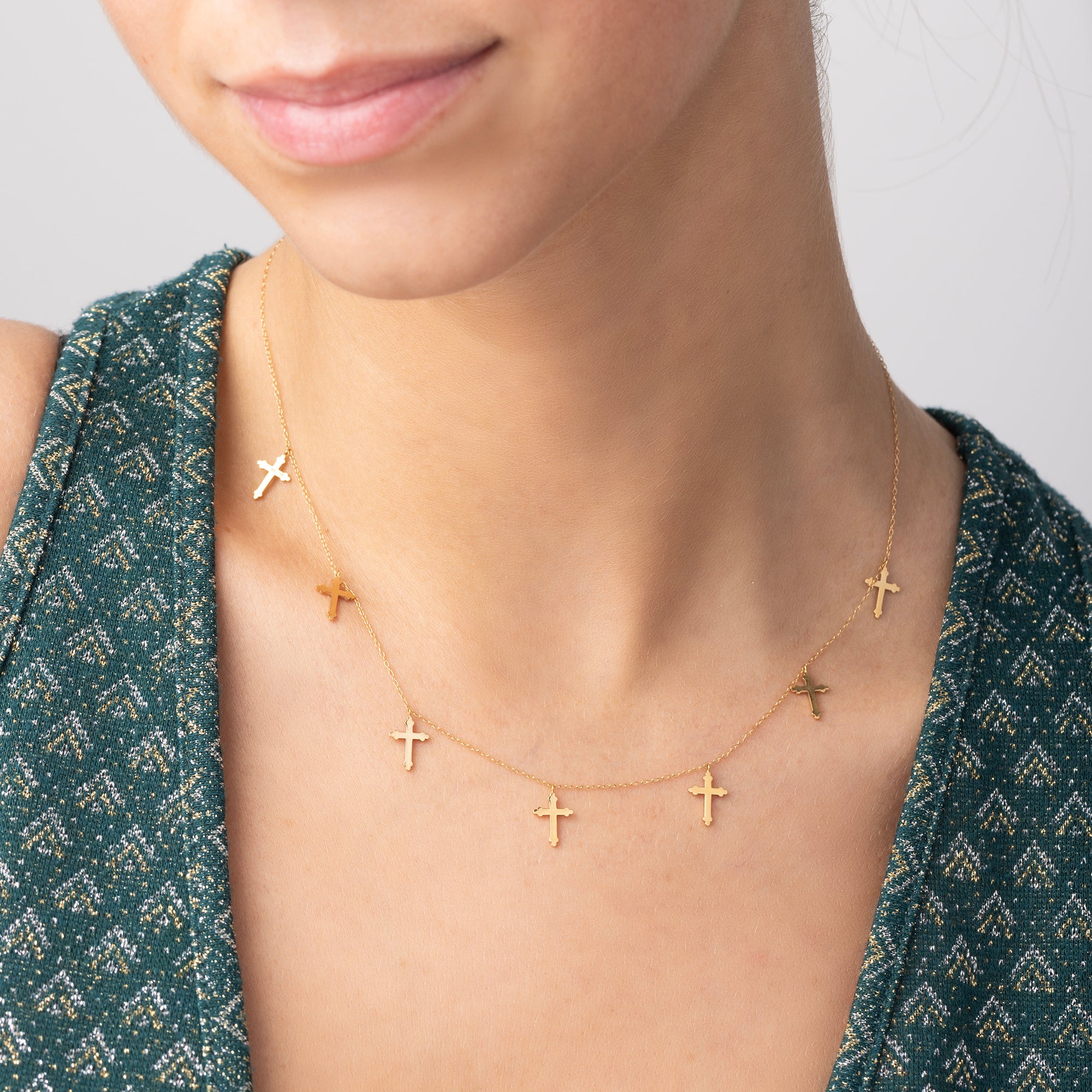 Tassel Cross Necklace