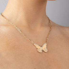 Collier Jessica Large Butterfly