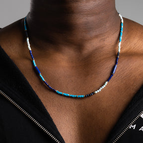 Collier Light Turquoise and Lapis
