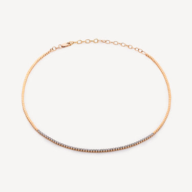 Collier Choker Lumiere Diamants Blancs