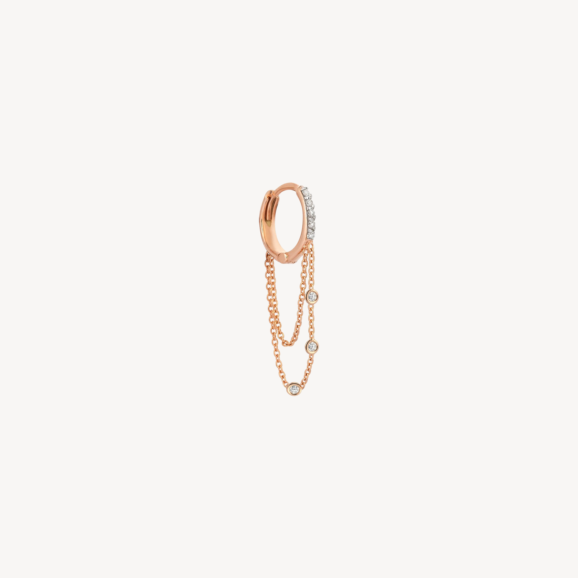 Layered Chains Earring
