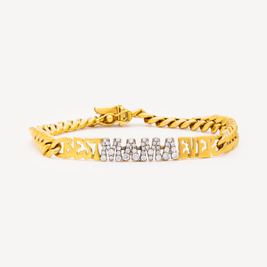 Bracelet Best Mama Ever Diamants