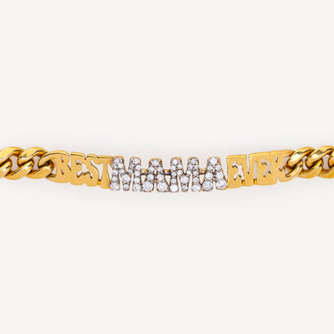 Bracelet Best Mama Ever Diamants