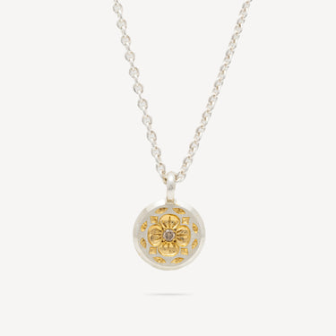 Just A Flower+ Diamond Necklace