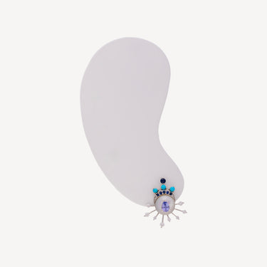 Blue Eclipse Earring