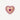 Vintage Pink Button Heart Stud