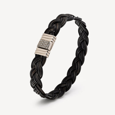 White Gold Diamond Clasp Bracelet