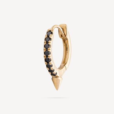 Creole Pic Yellow Gold Black Diamonds