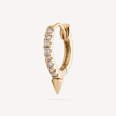 Creole Pic Yellow Gold White Diamonds