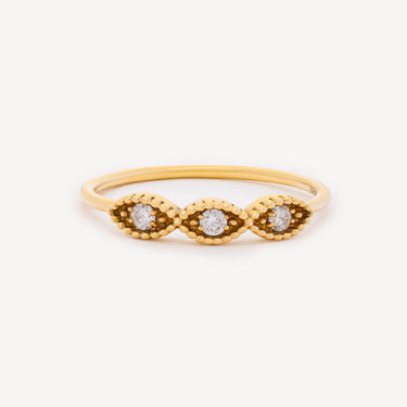Bague Trilogie Oeil Diamants