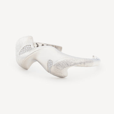 Arcadia Bangle Bracelet White Gold