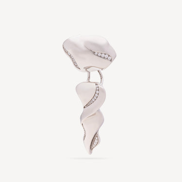 Candice White Gold Earring
