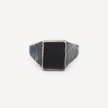 Bague Héphaïtos Argent Onyx