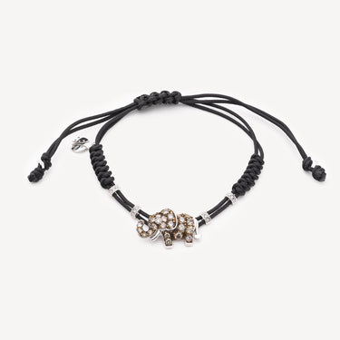 Bracelet Elephant Extra Large Diamants Bruns