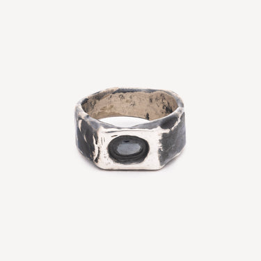 Bague Héphaïstos Hématite Argent