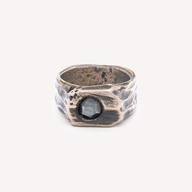 Bague Hématite Argent Massif