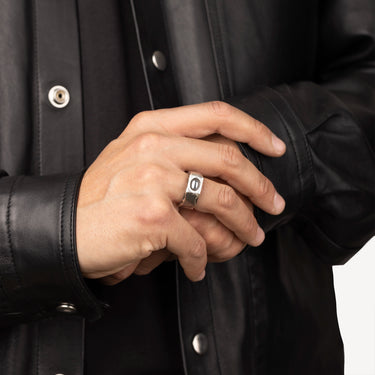 Bague Héphaïstos Hématite Argent