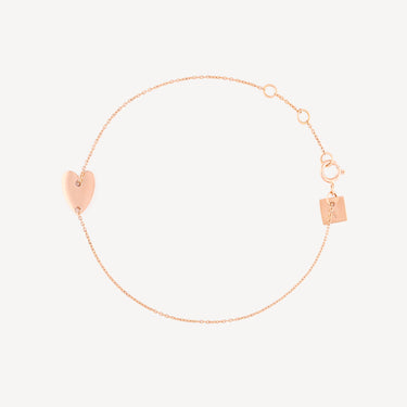 Bracelet Angèle Mini Heart Or Rose