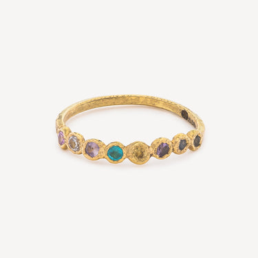 Bague Pastel Bubbles Band Sapphires