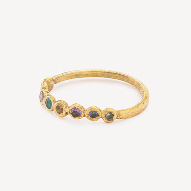 Bague Pastel Bubbles Band Sapphires