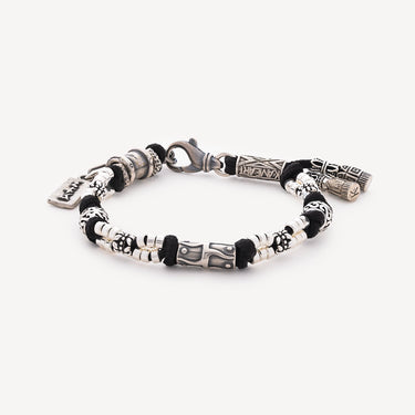 Bracelet Jacob Argent Noir