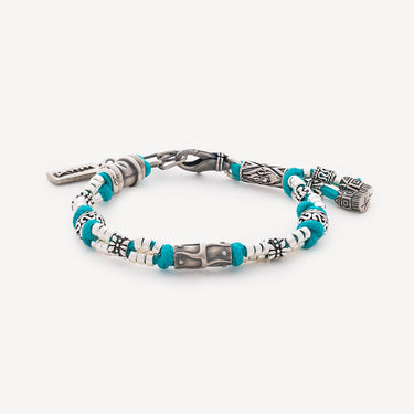 Bracelet Jacob Argent Turquoise