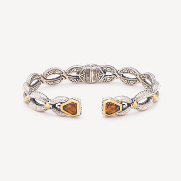 Bracelet Citrine Argent