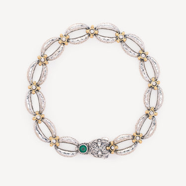 Bracelet Chrysocolle Argent